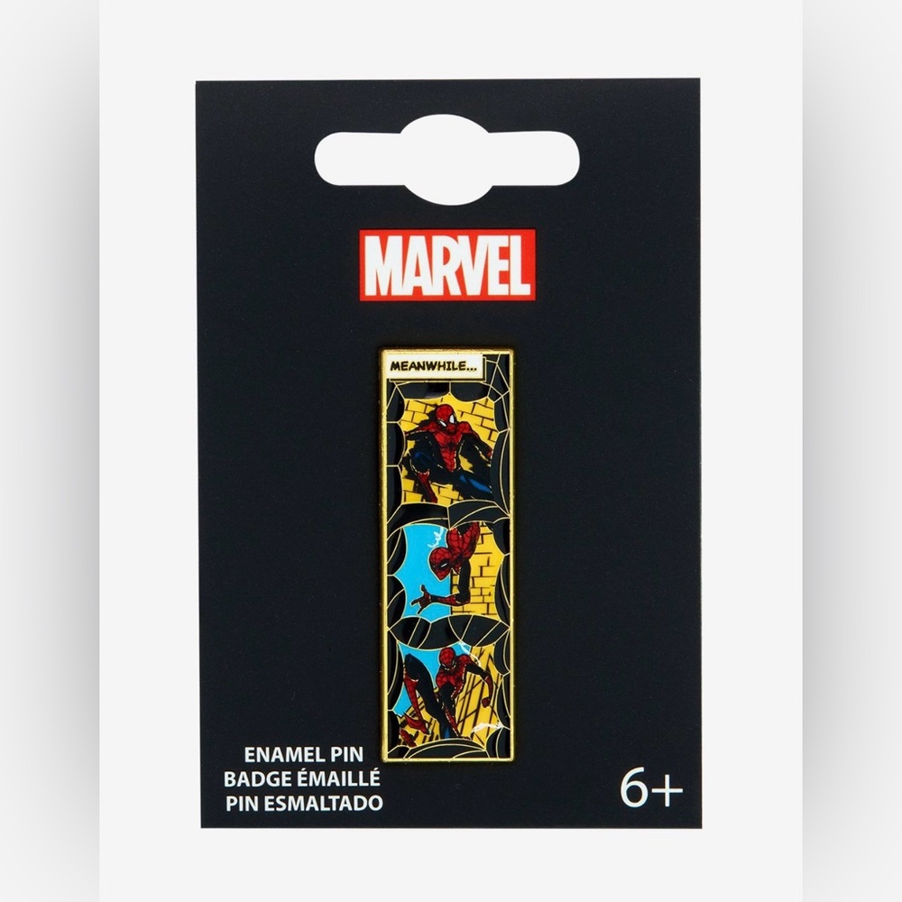 Loungefly Marvel Spider-Man Comic Book Multi Scene Enamel Pin Exclusive